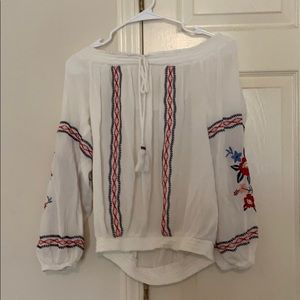 Xhilaration off the shoulder top